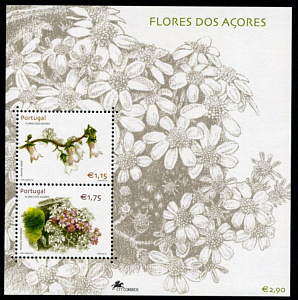 Азоры, 2002, Цветы, блок